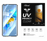 Film Pelindung Layar Anti Spion UV Mietubl Full Glue untuk Layar Lengkung, Anti Sidik Jari, untuk Smartphone Layar Lengkung