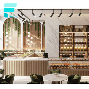 أثاث وديكور مريح بتصميم فريد من نوعه للمقاهي والمقاهي الحديثة مع مقهى إضاءة بتصميم داخلي أصلي - Product Image 2