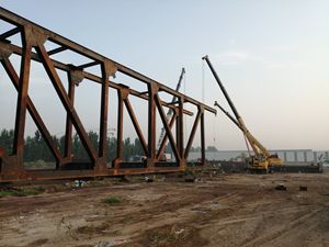 <span class=keywords><strong>Pont</strong></span> routier en <span class=keywords><strong>treillis</strong></span> en acier soudé continu pré-fabriqué avec 80m + travées <span class=keywords><strong>Pont</strong></span> à <span class=keywords><strong>structure</strong></span> en acier à grande portée - Product Image 4