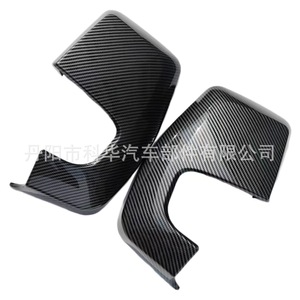 ฝาครอบกระจกมองข้างฟอร์ดทรานซิทคัสตอม สีดำเงา ABS ซ้ายและขวา ชุดเต็ม - Product Image 2