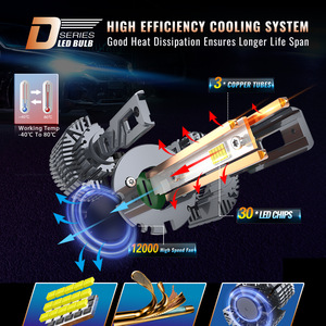 Cắm chơi D1S D2S D4S D3S D8S Led Đèn Pha Bóng đèn 42 Wát 4500lm CANBUS D Series LED 1:1 ánh sáng thiết kế với <span class=keywords><strong>Xenon</strong></span> D1S D2S D3D D4 LED - Product Image 3