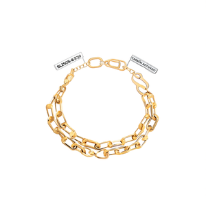 SL2508-8-39 สร้อยข้อมือแฟชั่นแบบโซ่และแบบเชื่อมต่อ - Product Image 2