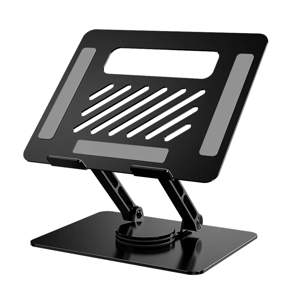 맞춤형 360 회전 접이식 노트북 스탠드 알루미늄 합금 높이 조절 노트북 데스크탑 홀더 사무실 사용