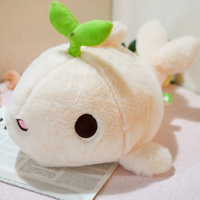 Boneka Paus Lucu, Mainan Hewan Laut Lembut, Boneka Paus Putih Kawaii, Hadiah Khusus Untuk Anak-Anak