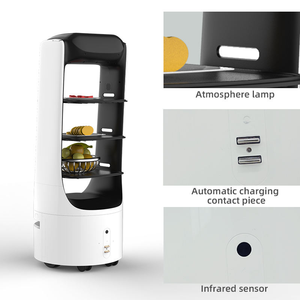 Robot automatique pour restaurants : livreur, serveur, accueilleur, ramasseur de vaisselle – Charge utile 30 kg, autonomie 10h, évitement d'obstacles autonome - Product Image 4