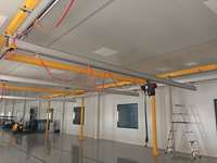 Pont suspendu modulaire flexible pour poste de travail, grue à poutre simple ou double, système de levage léger certifié CE