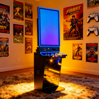 Machine de jeu électronique avec écran plat 23,8 pouces en métal, prise en charge TITO en anglais pour le marché du Texas, utilisation en station-service, salle de jeux, magasin