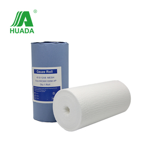 Rotolo di garza di cotone campione gratuito Sterile Jumbo chirurgico assorbente rotolo di garza medica bendaggio 100 iarde 90cm X 100m - Product Image 3