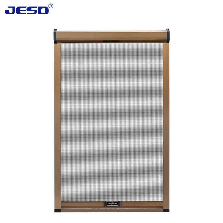 Custom Roller Insect Mosquito Net Window Slide Up And Down Insect Mosquito Security Net Retractable Screen Window