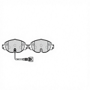 Plaquettes de frein avant DYNAS PF1099 pour Audi A3 (8V/8V) Q2 (GAB) Q3 (F3B) Seat Ateca (KH7) Leon (5F1) Skoda Karoq (NU7) Italie - Product Image 1