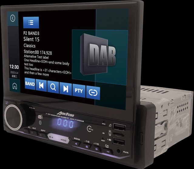 Single Din 7'' Car MP5 Player Wireless Carplay Android Auto Touch Screen Auto