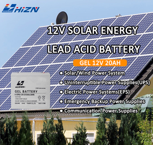 Chì-axit 12V 20AH Gel Pin Chu kỳ sâu VRLA có thể sạc lại UPS EPS pin dự phòng nhà máy giá chất lượng cao - Product Image 5