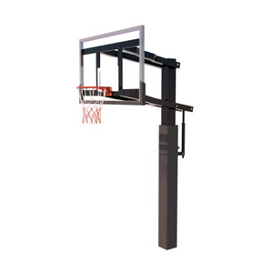 <span class=keywords><strong>Canestro</strong></span> da Basket per Esterni Resistente ed Ecologico per Adulti con Telaio in Acciaio Mobile e Tabellone in Fibra di Vetro per Uso Scolastico o Domestico - Product Image 2