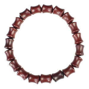 Blood Sandalwood Bamboo Joint <b>Bracelet</b> 8x10mm Wooden Prayer <b>Beads</b> For <b>Men</b> Women Couple Jewelry Gift - Product Image 5