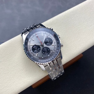 Montre chronographe multifonctionnelle de luxe pour homme, cristal saphir, bracelet en acier inoxydable, style business décontracté - Product Image 4