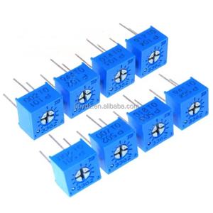 3362P-504 500K Résistance réglable de précision à une seule rotation / Potentiomètre 3362 Potentiomètre à glaçure de verre - Product Image 2