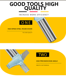 タイドウェイLC9060-07タングステンカーバイド木工フライングカッターCNCルータービットOEM - Product Image 3