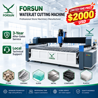 Machine de découpe de carreaux grand format 1500*1500 avec 11% de réduction, machine de découpe de carreaux CNC 5 axes à jet d'eau