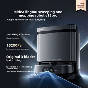Nuevo <span class=keywords><strong>Robot</strong></span> <span class=keywords><strong>Aspirador</strong></span> V15 Pro, <span class=keywords><strong>Robot</strong></span> de Limpieza con Potente Succión de 16200Pa, Limpieza en Seco y Húmedo - Product Image 1