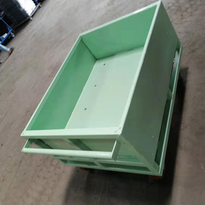 Heavy Duty Roll Container with Wheels Industrial Metal Storage Container Steel <strong>Pallet</strong> Box Trolley - Product Image 5