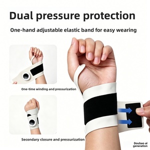 Masseur de main chauffant intelligent EMS à lumière rouge pour gaine tendineuse du poignet, pour la maison et le sport - Product Image 3