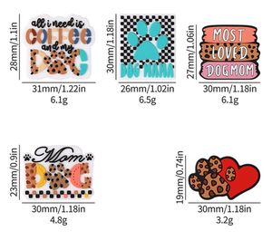 Wholesale Custom Dog Claw Square <b>Silicone</b> Beads Pens DIY Beadable Crafting Pens with Focal Beads Keychain Beads <b>Colorful</b> - Product Image 6