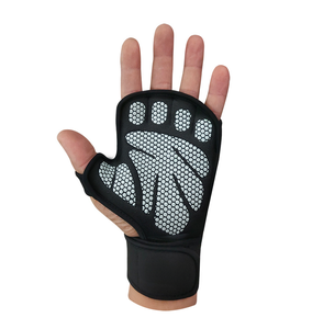 Guantes de Fitness Unisex Coexistence para Levantamiento de Pesas, Protección de Palma y Muñeca, Diseño Antideslizante de Medio Dedo - Product Image 1