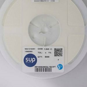 Whole Sale RR1608 0603L1541FT 0603 1608 Resistors Chip Resistors SMD Resistors 1.54Kohm 1% 1/10W Thick Film Resistor - Product Image 1