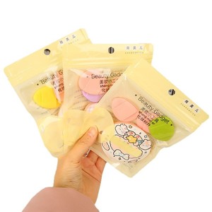 Éponge de maquillage 123 en forme de goutte d'eau, éponge naturelle, utilisation sèche ou humide, pour fond de teint liquide. - Product Image 5