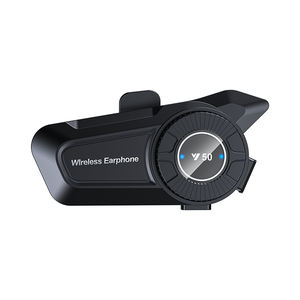 Auriculares intercomunicadores para casco de motocicleta con Bluetooth Y50 de alta calidad, diseño de malla con función de conversación del grupo 6 para <span class=keywords><strong>intercomunicador</strong></span> de Moto - Product Image 1