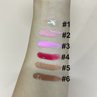 Nouveau Lipgloss Texture 6 Couleurs Vegan Sans Cruauté Volume Pour Les Lèvres Gloss Marque Privée
