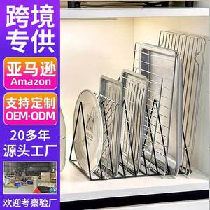 ชั้นวางถาดอบขนมในครัว แบบตั้งพื้น รูปทรงสี่เหลี่ยมผืนผ้า ทนทาน ใช้จัดระเบียบครัว - Product Image 1