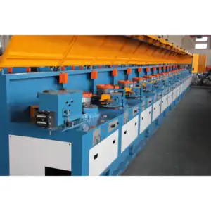 Produzindo eletrodo de solda de enrolamento Lz13-400 máquina de desenho de fio reto de aço fino