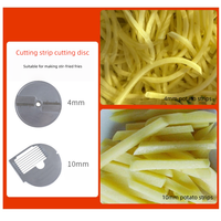 Machine commerciale de découpe de légumes, coupe-choux, trancheuse de pommes de terre, capacité 500 kg/h pour la production de chips et la préparation de choux hachés