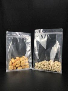 Sachet Doypack Transparent avec Fermeture Zip Refermable, Plusieurs Tailles, Emballage en Plastique Alimentaire pour Noix, Céréales, <span class=keywords><strong>Épices</strong></span> et Stockage de Snacks - Product Image 4