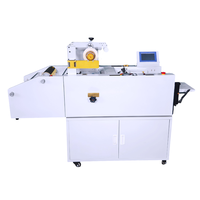 Laminateur thermique hydraulique A3 entièrement automatique pour film BOPP, machine de laminage et d'estampage à chaud tout-en-un FM450T+SJ300 avec anti-ondulation