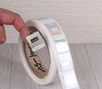 Autocollant holographique PET anti-contrefaçon avec logo personnalisé pour cadre photo et emballage – Vente chaude directe usine chinoise