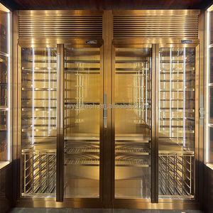 Refrigerador moderno de botellas de vino para el hogar, Enfriador de botellas de vino con puerta de vidrio, <span class=keywords><strong>cantinetta</strong></span>, refrigeradores y congeladores - Product Image 5