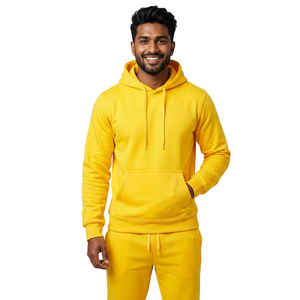 Conjunto Deportivo de 2 Piezas para Hombre, Estilo Acid Wash, Personalizable, Transpirable, Resistente al Viento, Ropa Deportiva Urbana, Sudadera con Capucha - Product Image 1