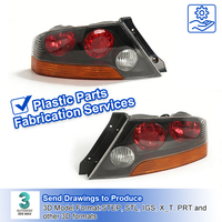 Moulage par injection de boîtiers en plastique automobile sur mesure, pièces en ABS PC haute brillance pour phares, composants intérieurs et extérieurs de voiture