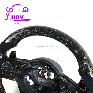 <span class=keywords><strong>Volant</strong></span> de voiture en fibre de carbone forgé sur mesure pour Chrysler Dodge SRT-8 Grand Cherokee Trackhawk, design de style course - Product Image 2