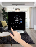 Termostato Inteligente WiFi con Control Remoto, Programable, para Calefacción y Refrigeración, Control de Temperatura para Hogar y Oficina, Calefacción por Suelo Radiante