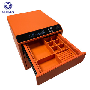 Custom Smart Unlocking Three Layers Divided Drawers Home Security Fingerprint Safe <b>Box</b> for Storage Jewellery - Product Image 3