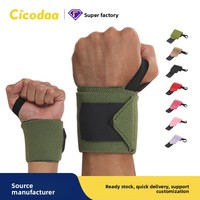 Bandes de compression pour poignets de fitness pour soulevés de terre, développés couchés, pompes, badminton, sangles d'assistance pour la musculation, prévention des entorses