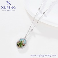 T001250922 Collier Saint Jude en acier inoxydable XUPING, couleur blanche, San Judas Tadeo, bijoux religieux catholiques, vente en gros