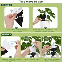 Pièges à insectes autocollants double face écologiques jaunes pour attraper les mouches et les papillons, 20-50 m², plaque en plastique