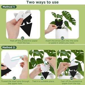 สติกเกอร์ดักแมลงแบบสองด้าน ผลิตจากวัสดุที่เป็นมิตรต่อสิ่งแวดล้อม สำหรับดักจับแมลงวันและผีเสื้อ แผ่นพลาสติก - Product Image 4