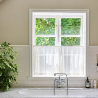 Cortinas de Lujo con Textura para el Hogar, Tamaños Personalizables, Cortinas de Tul
