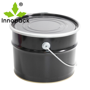 5 litres de peinture à l'huile peut petits seaux en métal avec couvercle et poignée - Product Image 6