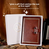 Carnet de notes professionnel A5 avec logo imprimé, bloc-notes cadeau avec couverture en simili cuir, poche, pages réutilisables pour les réunions de bureau